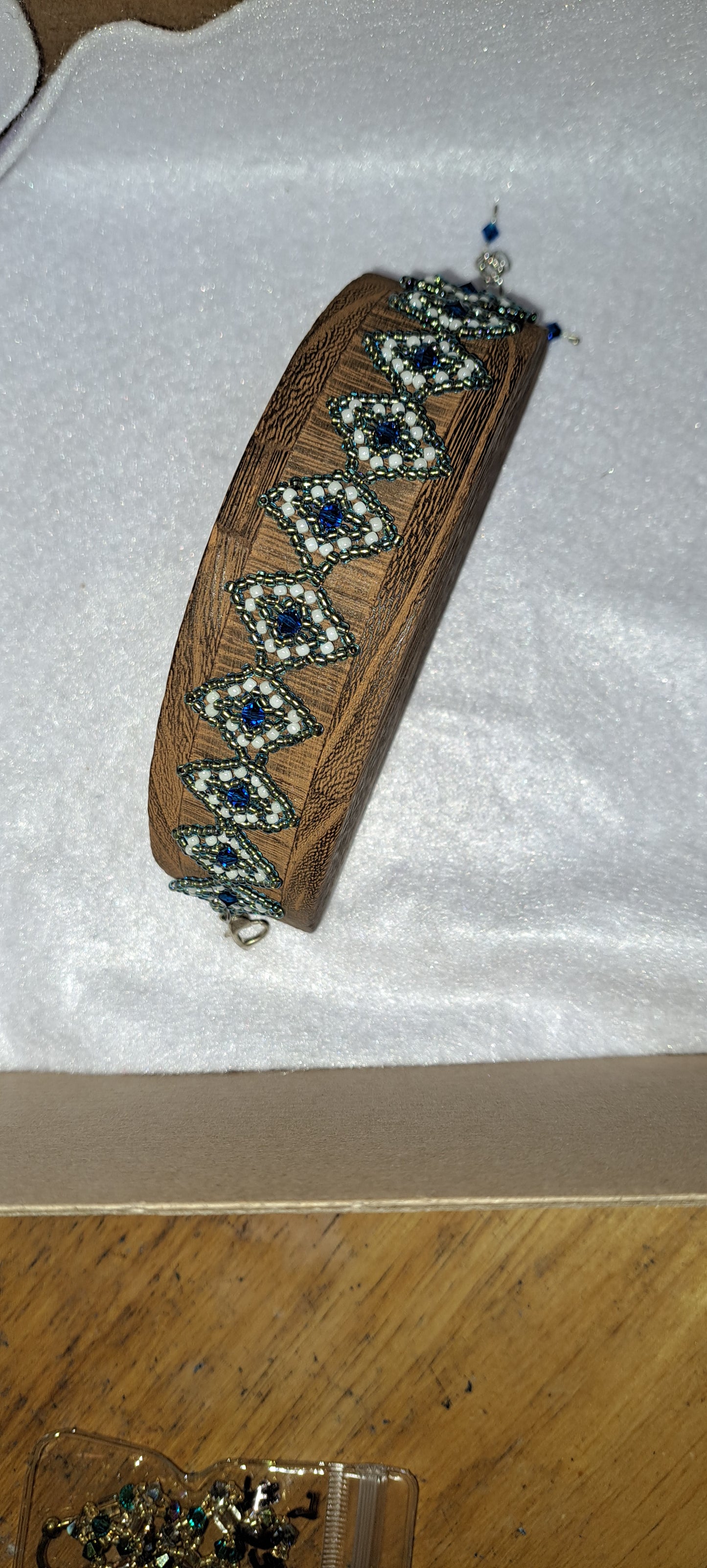 Blue crystal bracelet