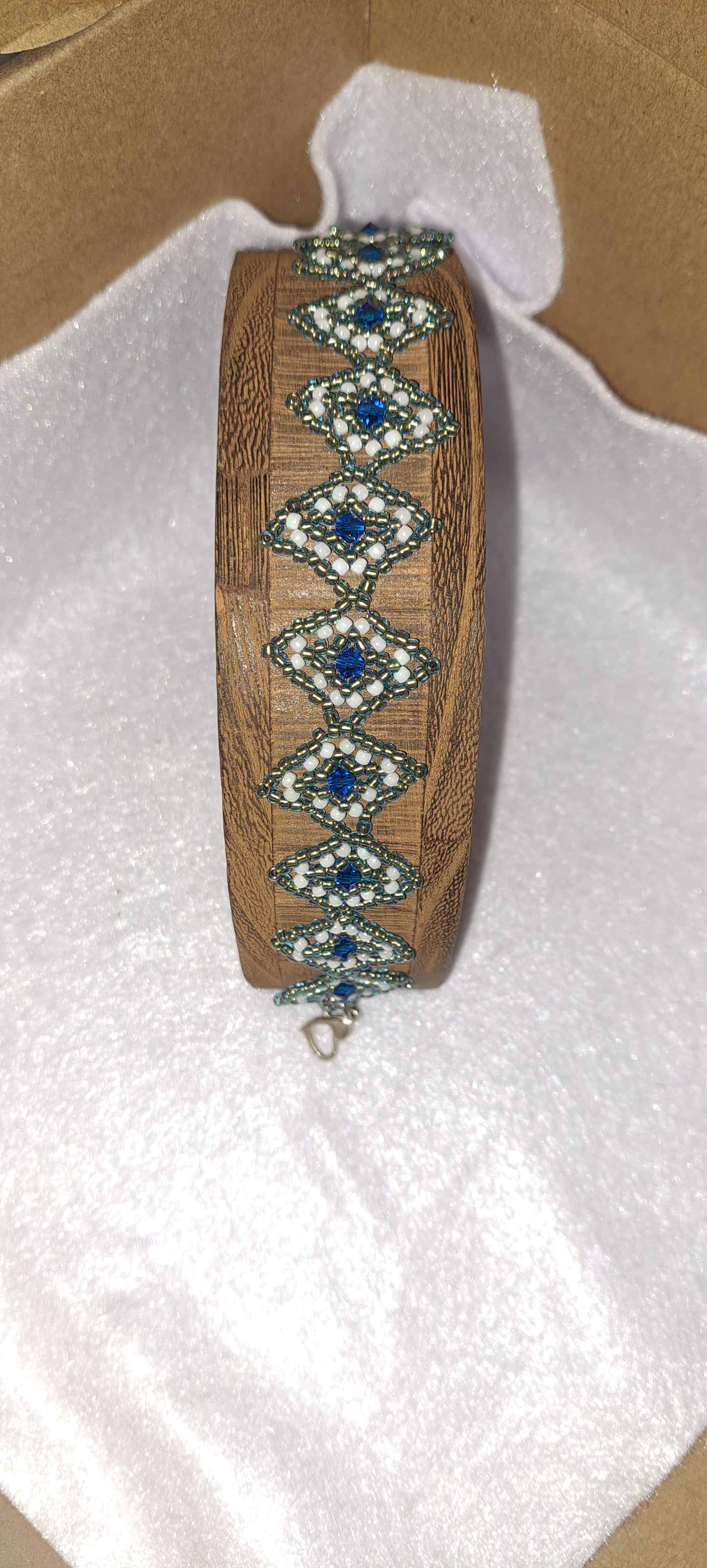 Blue crystal bracelet